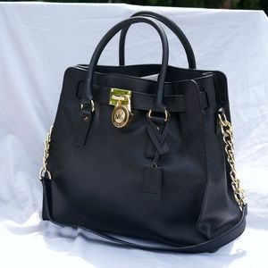 Michael Kors Hamilton Black Tote Bag